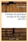 Louis Langlès, Langles-L - Catalogue des principaux ouvrages