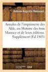 Antoine-Augustin Renouard, Renouard-A-A - Annales de l imprimerie des alde,