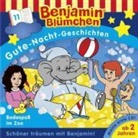 Jürgen Kluckert, K. Primel - Benjamin Blümchen, Gute-Nacht-Geschichten - Badespaß im Zoo, 1 Audio-CD (Hörbuch)