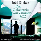 Joël Dicker, Torben Keßler - Das Geheimnis von Zimmer 622, 3 Audio-CD, 3 MP3 (Hörbuch)