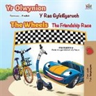 Kidkiddos Books, Inna Nusinsky - The Wheels The Friendship Race (Welsh English Bilingual Book for Kids)
