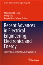 Miguel Botto Tobar, Henry Cruz, Angela Díaz Cadena - Recent Advances in Electrical Engineering, Electronics and Energy