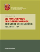 Christian Loefke, Kreisarchiv Gütersloh ., Kreisarchiv Gütersloh, Kreisarchiv Gütersloh - Die Konskription der Eigenbehörigen der Stadt Wiedenbrück 1602 bis 1734