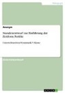 Anonym, Anonymous, Frieda von Meding, Frieda von Meding - Stundenentwurf zur Einführung der Zeitform Perfekt