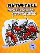 Thomas D - Livre de coloriage de motos pour les enfants
