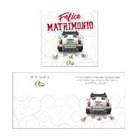 Grusskarten. felice Matrimonio