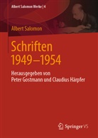 Albert Salomon, Peter Gostmann, Härpfer, Claudius Härpfer - Schriften 1949 - 1954