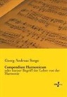 Georg Andreas Sorge - Compendium Harmonicum