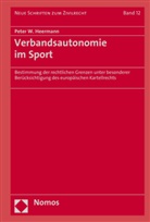 Peter W Heermann, Peter W. Heermann - Verbandsautonomie im Sport