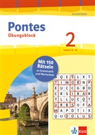 Maria Anna Söllner - Pontes 2 Gesamtband (ab 2020) - Übungsblock zum Schulbuch 2. Lernjahr