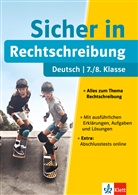 Klett Sicher in Deutsch Rechtschreibung 7./8. Klasse