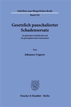 Johannes Ungerer - Gesetzlich pauschalierter Schadensersatz.