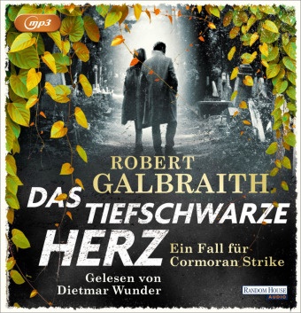 Robert Galbraith, Dietmar Wunder - Das tiefschwarze Herz, 4 Audio-CD, 4 MP3 (Hörbuch) - Ein Fall für Cormoran Strike