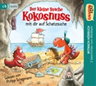 Ingo Siegner, Norman Matt, Philipp Schepmann - Kokosnuss & Du: Der kleine Drache Kokosnuss mit dir auf Schatzsuche, 3 Audio-CD (Hörbuch)