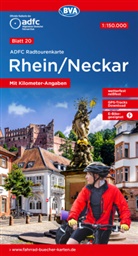 Allgemeiner Deutscher Fahrrad-Club e.V. (ADFC), Bike, BVA BikeMedia GmbH, Allgemeiner Deutscher Fahrrad-Club e V (ADFC - ADFC-Radtourenkarte 20 Rhein /Neckar 1:150.000, reiß- und wetterfest, GPS-Tracks Download