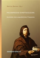 Martina Roesner - Philosophische Schriftauslegung
