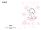 BIGLIETTO BATTESIMO P/SOLDI ROSA