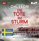 Kristina Ohlsson, Uve Teschner - Die Tote im Sturm. August Strindberg ermittelt, 2 Audio-CD, 2 MP3 (Hörbuch)