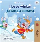 Shelley Admont, Kidkiddos Books - I Love Winter (English Macedonian Bilingual Children's Book)