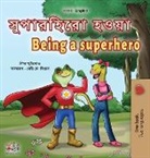 Kidkiddos Books, Liz Shmuilov - Being a Superhero (Bengali English Bilingual Children's Book)