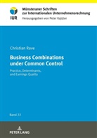 Christian Rave, Peter Kajüter - Business Combinations under Common Control