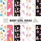 Make Better Crafts - Cute Baby Girl Ideas Scrapbook Paper 8x8 Designer Baby Shower Scrapbook Paper Ideas for Decorative Art, DIY Projects, Homemade Crafts, Cool Nursery Decor Ideas