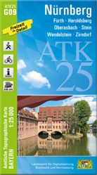 Landesamt für Digitalisierung Breitband un, Breitband und Vermessung Landesamt für Digitalisierung - ATK25-G09 Nürnberg (Amtliche Topographische Karte 1:25000)