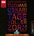 Tuomas Oskari, Simon Jäger - Tage voller Zorn, 2 Audio-CD, 2 MP3 (Hörbuch)