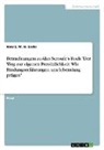 Hans E W W Sachs, Hans E. W. W. Sachs - Betrachtungen zu Alan Scroufe's Buch "Der Weg zur eigenen Persönlichkeit. Wie Bindungserfahrungen uns lebenslang prägen"