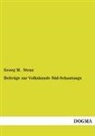 Georg M Stenz, Georg M. Stenz - Beiträge zur Volkskunde Süd-Schantungs