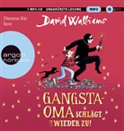 David Walliams, Dietmar Bär - Gangsta-Oma schlägt wieder zu!, 1 Audio-CD, 1 MP3 (Hörbuch)