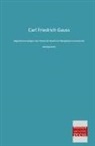 Carl Fr. Gauß, Carl Friedrich Gauss - Allgemeine Grundlagen einer Theorie der Gestalt von Flüssigkeiten im Zustand des Gleichgewichts
