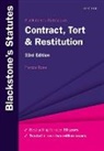 Francis (Senior Research Fellow Rose, Francis Rose, Rose Francis - Blackstone''s Statutes on Contract, Tort & Restitution