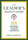John Baldoni - The Leader's Pocket Guide