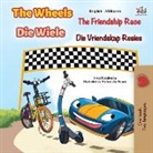 Kidkiddos Books, Inna Nusinsky - The Wheels The Friendship Race (English Afrikaans Bilingual Children's Book)