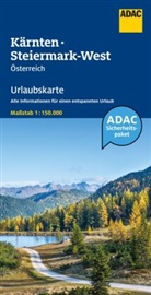 MAIRDUMONT GmbH &amp; Co KG, MAIRDUMONT GmbH &amp; Co. KG - ADAC Urlaubskarte Österreich 04 Kärnten, Steiermark-West 1:150.000