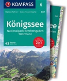 Walter Theil, KOMPASS-Karten GmbH, KOMPASS-Karten GmbH - KOMPASS Wanderführer Königssee, Nationalpark Berchtesgaden, Watzmann, 42 Touren mit Extra-Tourenkarte
