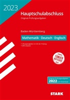 STARK Original-Prüfungen Hauptschulabschluss 2023 - Mathematik, Deutsch, Englisch 9. Klasse - BaWü