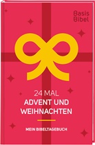 BasisBibel. 24 Mal Advent und Weihnachten. Mein Bibeltagebuch für eine kreative Bibellektüre für die Weihnachtszeit. Ein christlicher Adventskalender mit 24 Impulsen in Buchform für Erwachsene.