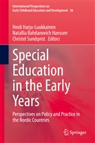 Natallia Bahdanovich Hanssen, Natallia Bahdanovich Hanssen, Heidi Harju-Luukkainen, Christel Sundqvist - Special Education in the Early Years
