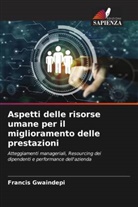 Francis Gwaindepi - Aspetti delle risorse umane per il miglioramento delle prestazioni