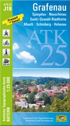Landesamt für Digitalisierung Breitband un, Breitband und Vermessung Landesamt für Digitalisierung - ATK25-J19 Grafenau (Amtliche Topographische Karte 1:25000)