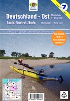 Erhard Jübermann - Wassersport-Karte / Deutschland Ost für Kanu- und Rudersport