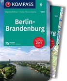 KOMPASS-Karten GmbH - KOMPASS Wanderführer Berlin-Brandenburg, 75 Touren mit Extra-Tourenkarte