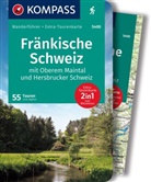 KOMPASS-Karten GmbH - KOMPASS Wanderführer Fränkische Schweiz mit Oberem Maintal und Hersbrucker Schweiz, 55 Touren mit Extra-Tourenkarte