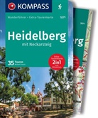 Norbert Forsch, KOMPASS-Karten GmbH - KOMPASS Wanderführer Heidelberg mit Neckarsteig, 35 Touren mit Extra-Tourenkarte