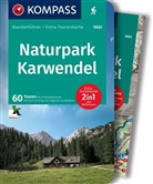 Siegfried Garnweidner, Hermann Sonntag, KOMPASS-Karten GmbH - KOMPASS Wanderführer Naturpark Karwendel, 60 Touren mit Extra-Tourenkarte