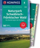 Werner Sippel, KOMPASS-Karten GmbH - KOMPASS Wanderführer Naturpark Schwäbisch-Fränkischer Wald, Die Wanderregion bei Stuttgart, 50 Touren mit Extra-Tourenkarte