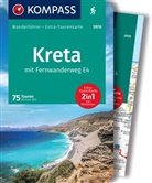 Michael Will, KOMPASS-Karten GmbH - KOMPASS Wanderführer Kreta mit Weitwanderweg E4, 75 Touren mit Extra-Tourenkarte