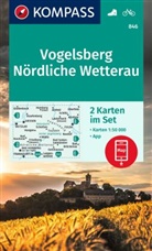 KOMPASS-Karten GmbH - KOMPASS Wanderkarten-Set ? Vogelsberg, Nördliche Wetterau (2 Karten) 1:50.000